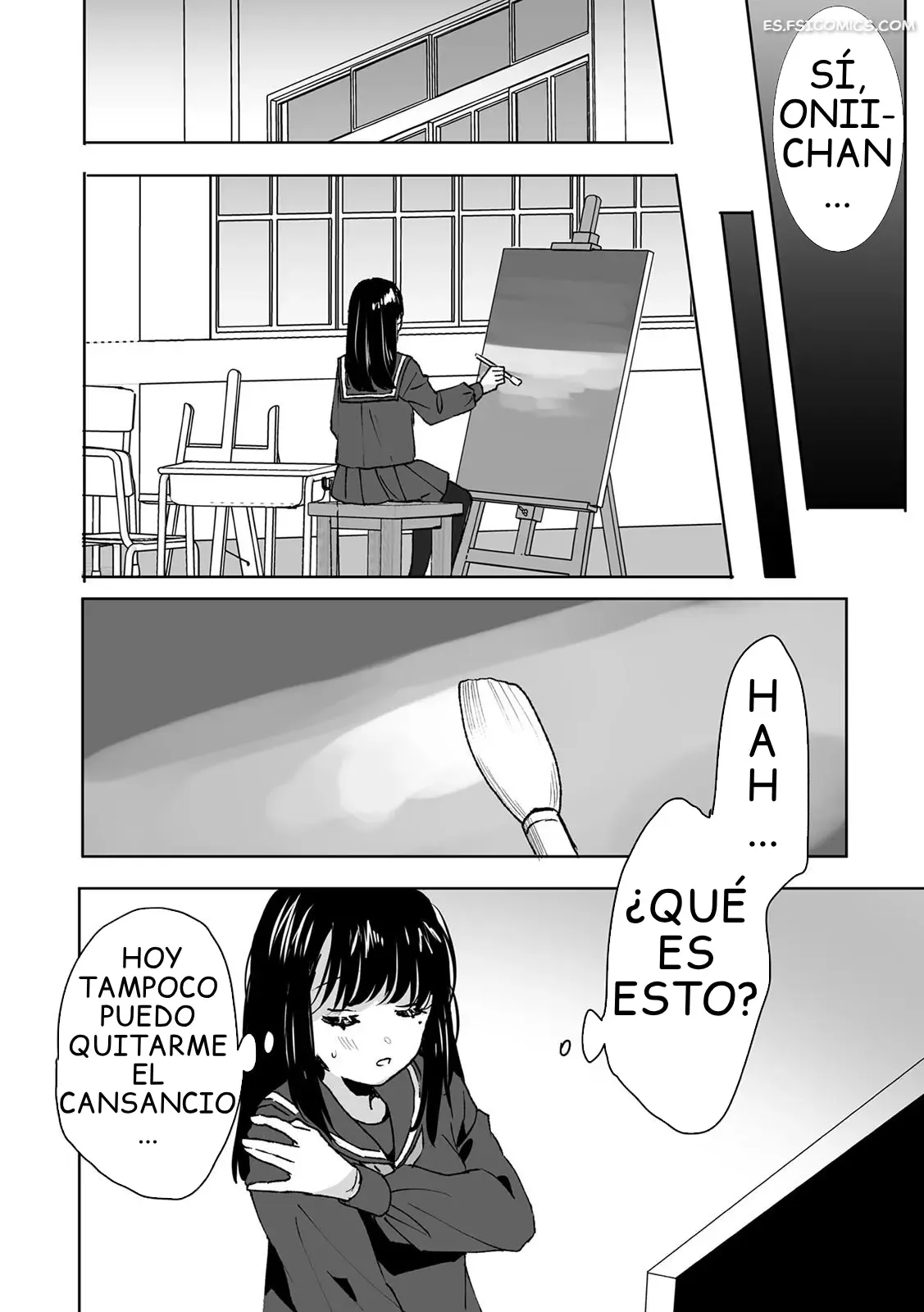 descubre la forma del miembro de tu hermanastro mayor con tu agujero virgen fujitsuna 061 - FSI Comics
