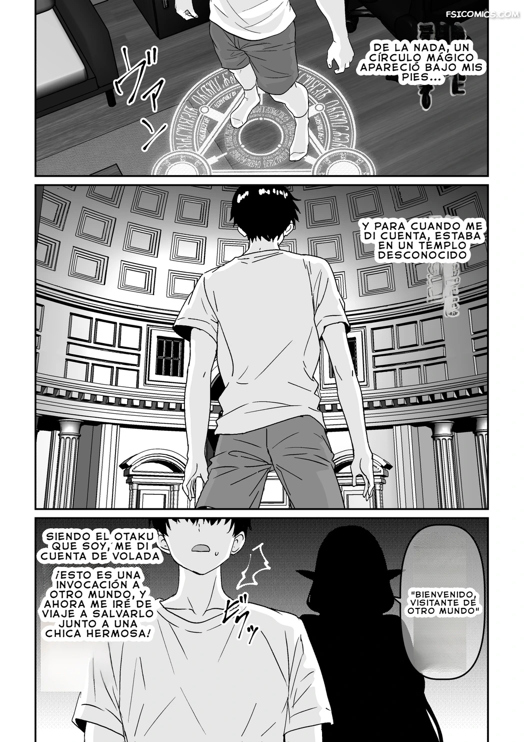 el resultado de ser invocado por una elfa solterona al borde del precipicio al borde de la extincion waribashi kouka 002 - FSI Comics