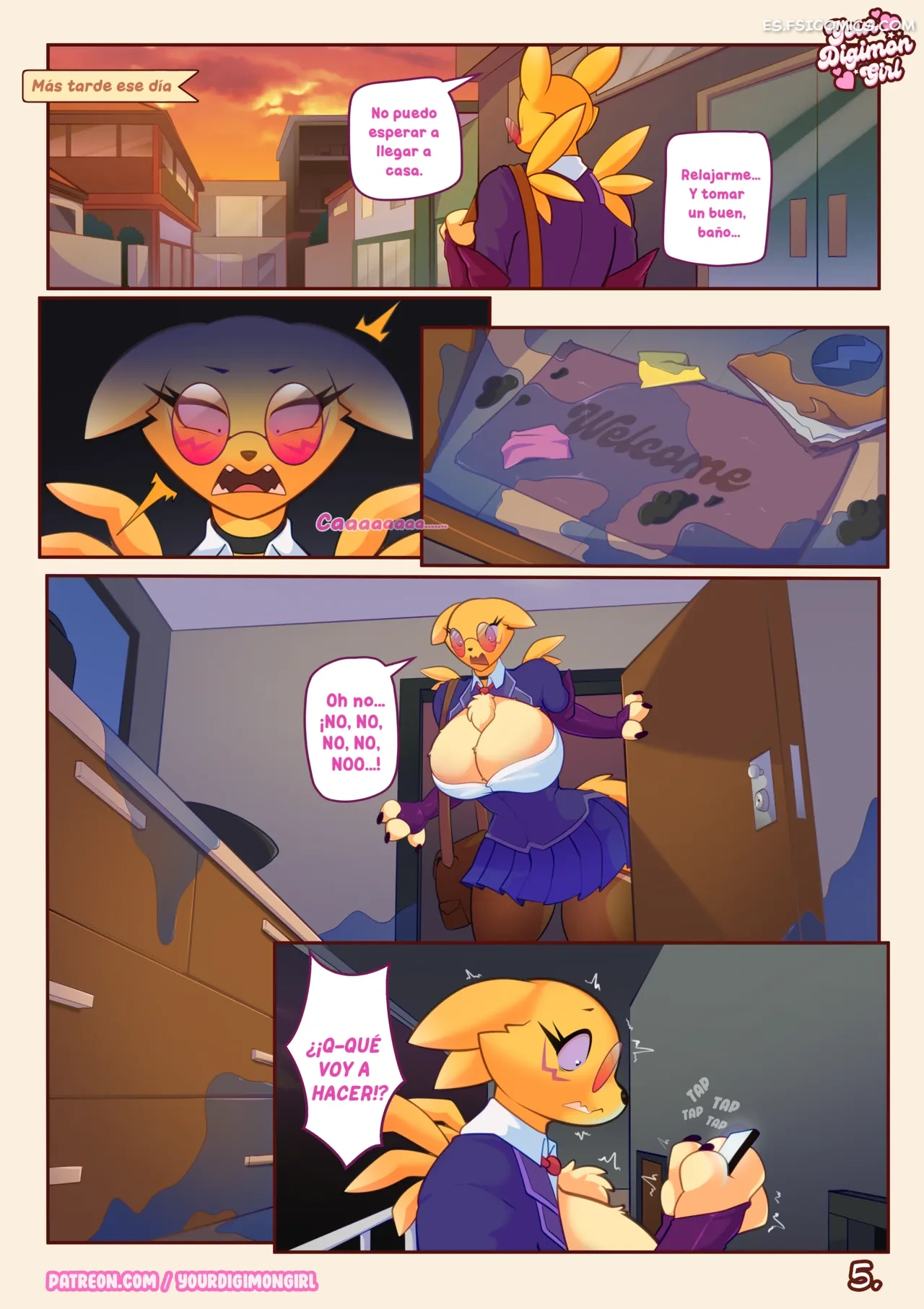 how 2 hide your renamon yourdigimongirl 005 - FSI Comics