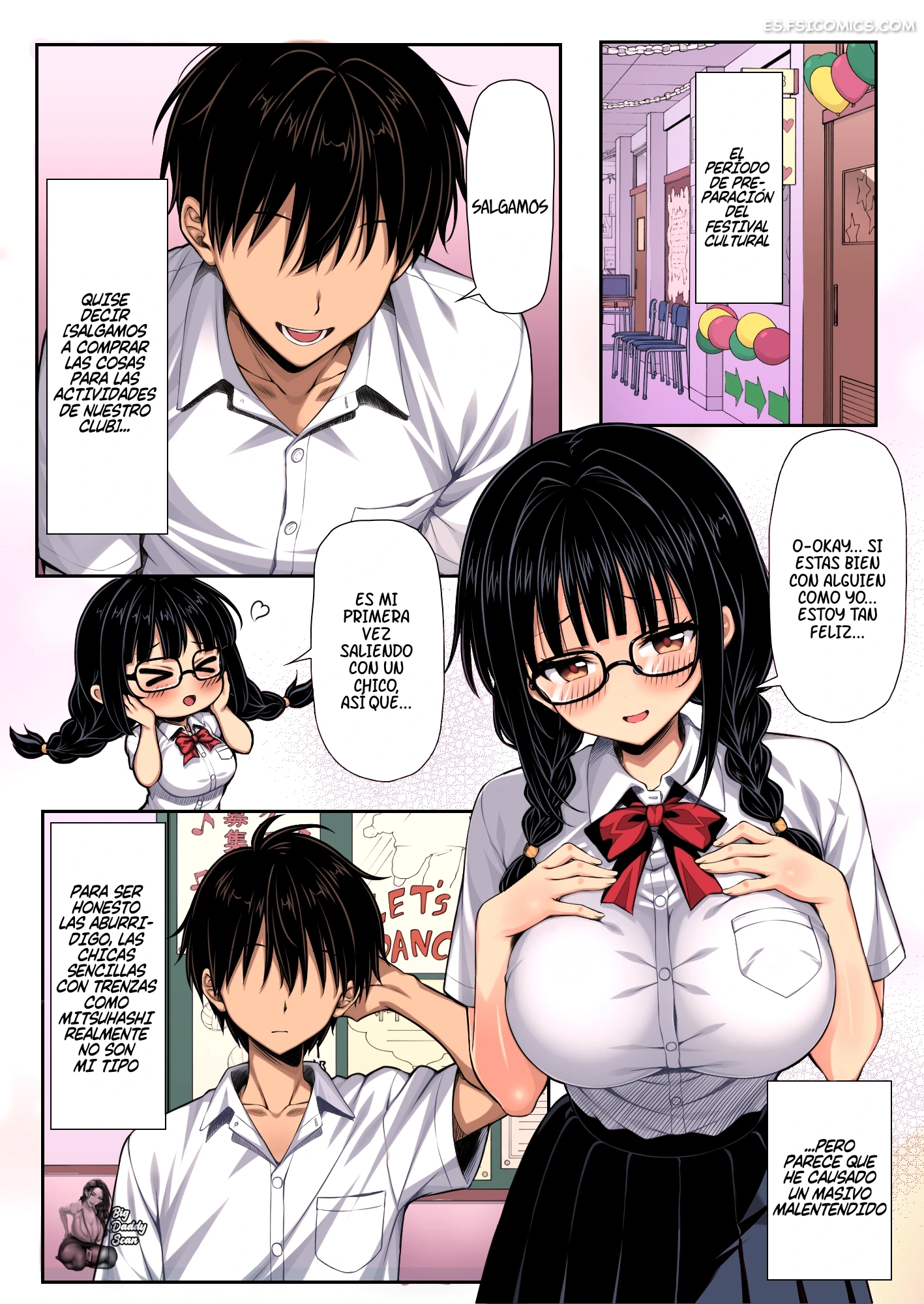la chica aburrida con la que empece a salir por un error resulto ser en realidad una autentica puta kuroneko lamp 002 - FSI Comics
