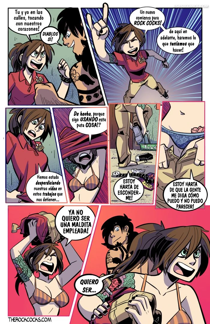 Los Pollos Del Rock Capítulo 1 – Leslie Brown - 18 - FSI Comics los pollos del rock cap tulo 1 leslie brown 018 - FSI Comics