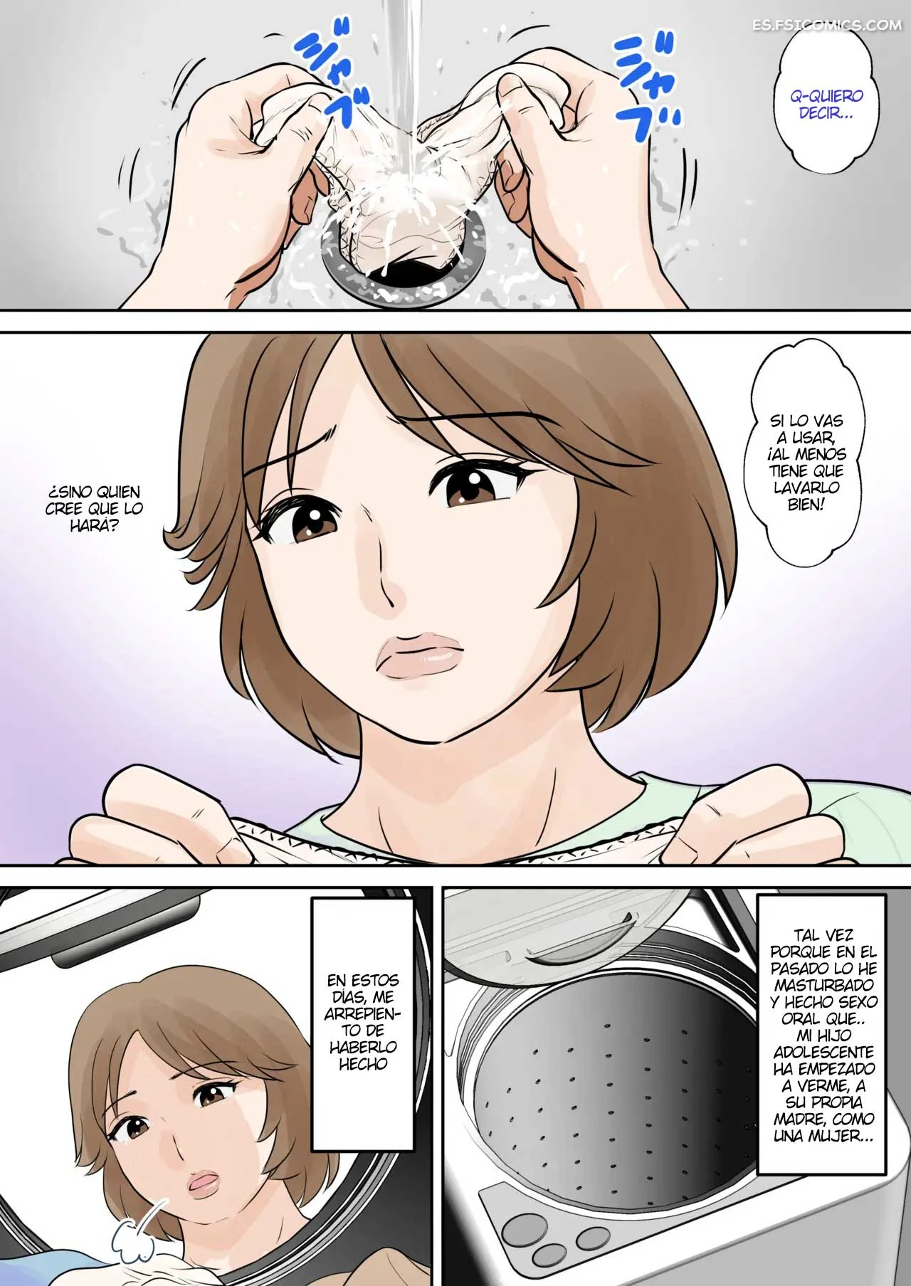 Madre E Hijo Viviendo Juntos Capítulo 3 – Fuwatoro Opanchu Cake - 5 - FSI Comics madre e hijo viviendo juntos capitulo 3 fuwatoro opanchu cake 005 - FSI Comics