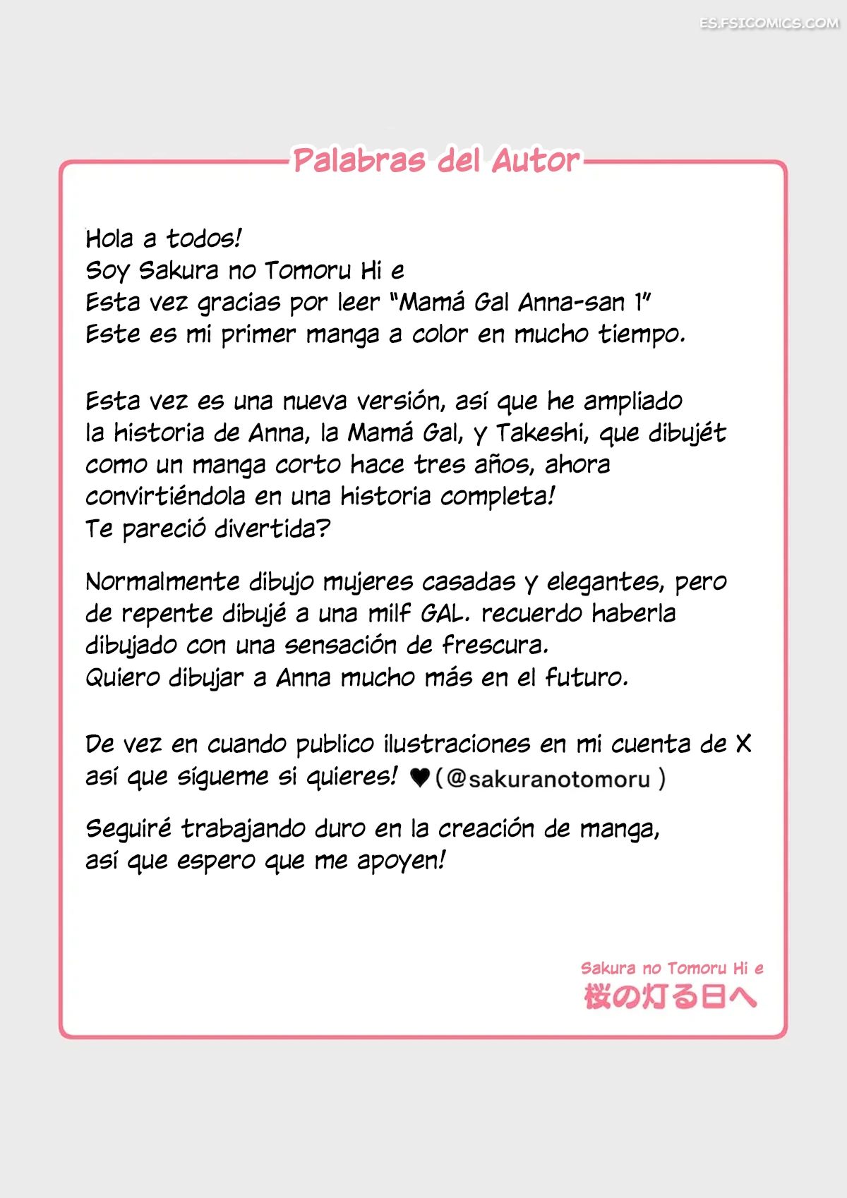 Mamá Gyaru Anna-san – Sakura no Tomoru Hi e - 51 - FSI Comics mama gyaru anna san sakura no tomoru hi e 051 - FSI Comics