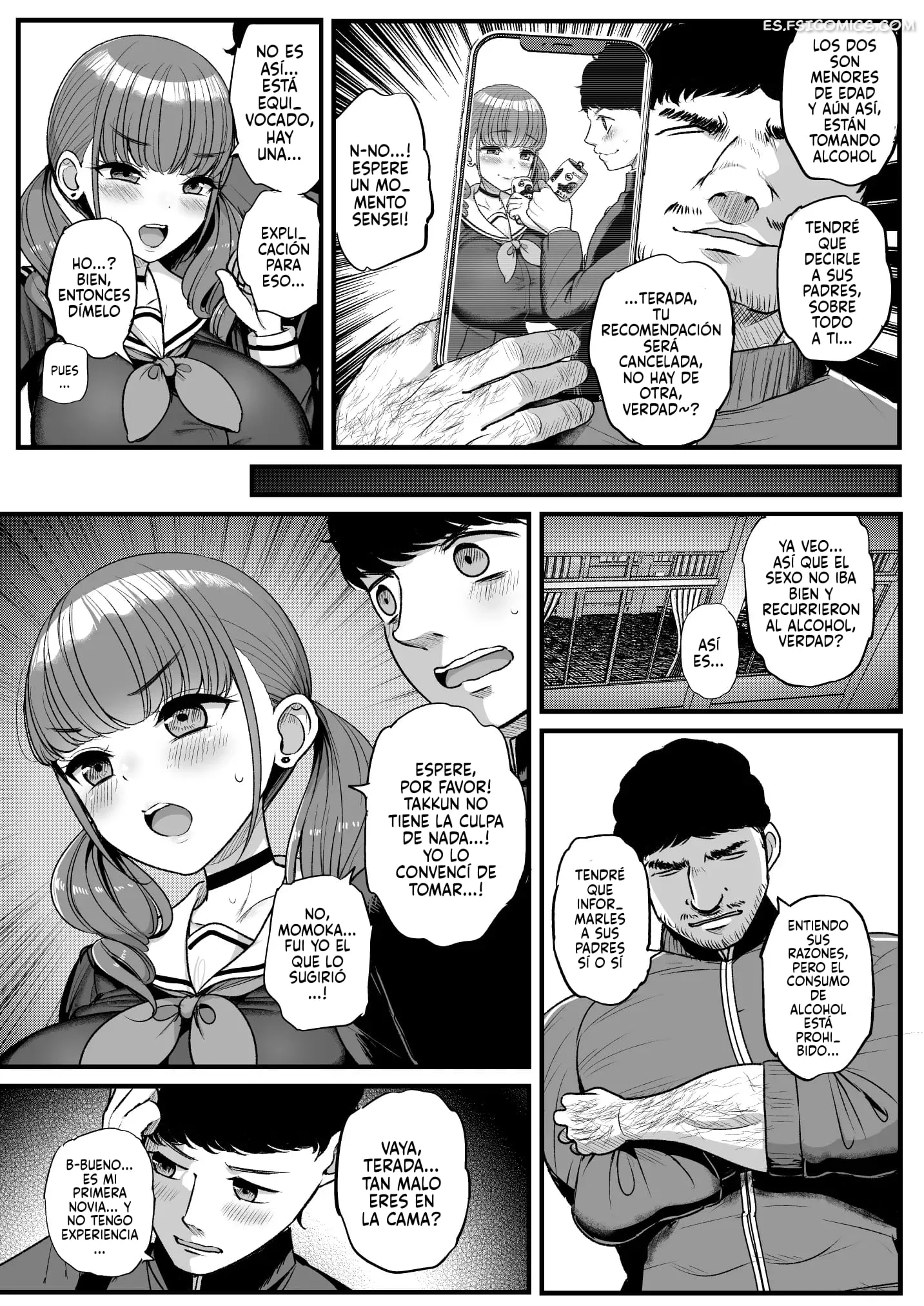 mi novia se deja acariciar por el profesor de educacion fisica tyranu 009 - FSI Comics