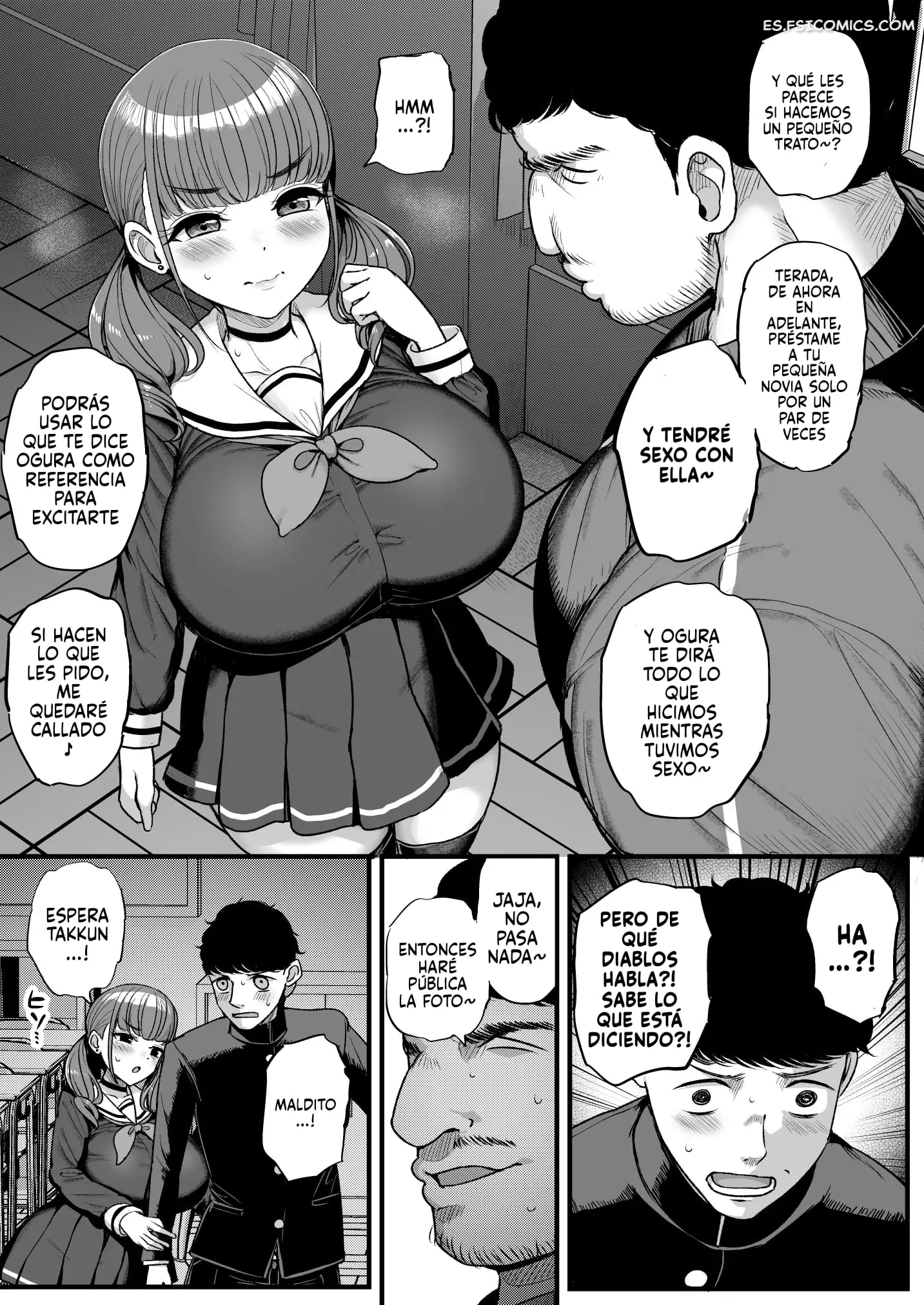 mi novia se deja acariciar por el profesor de educacion fisica tyranu 010 - FSI Comics