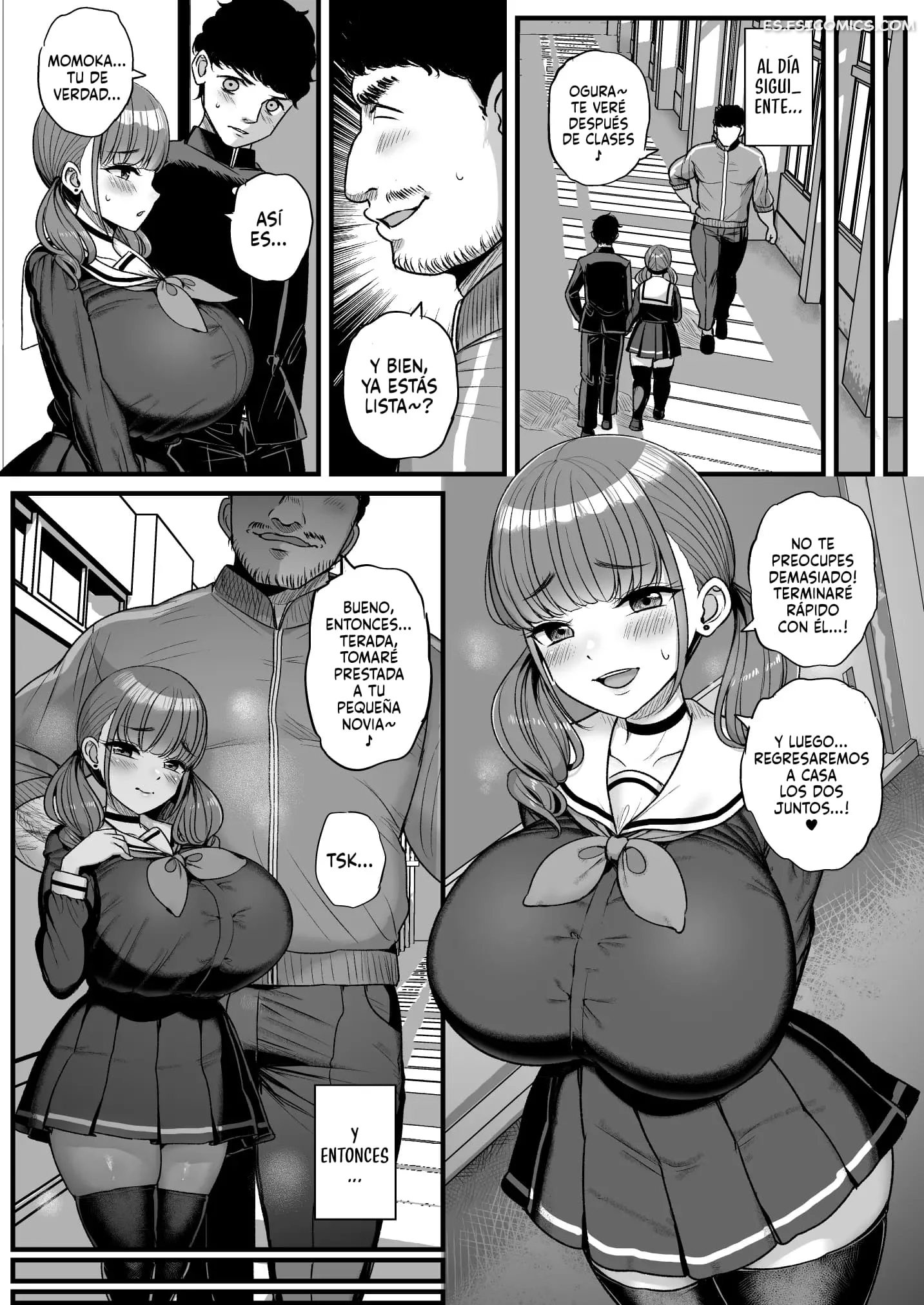 mi novia se deja acariciar por el profesor de educacion fisica tyranu 012 - FSI Comics