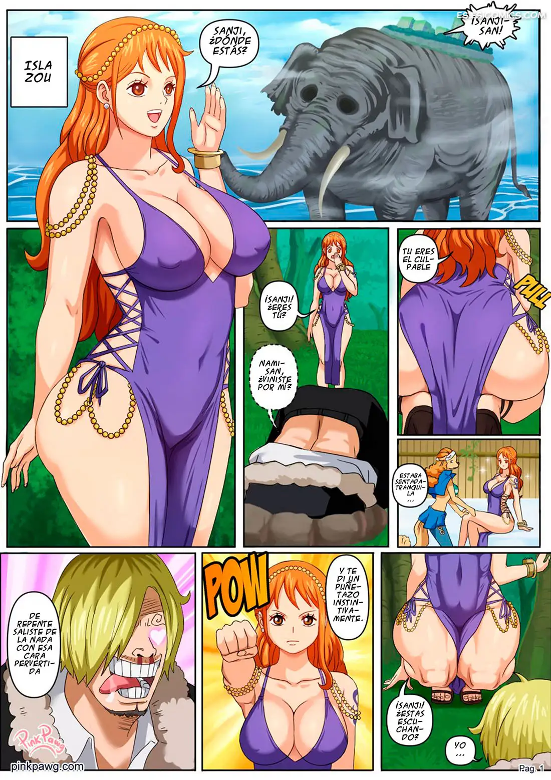 nami in zou island pink pawg 001 - FSI Comics