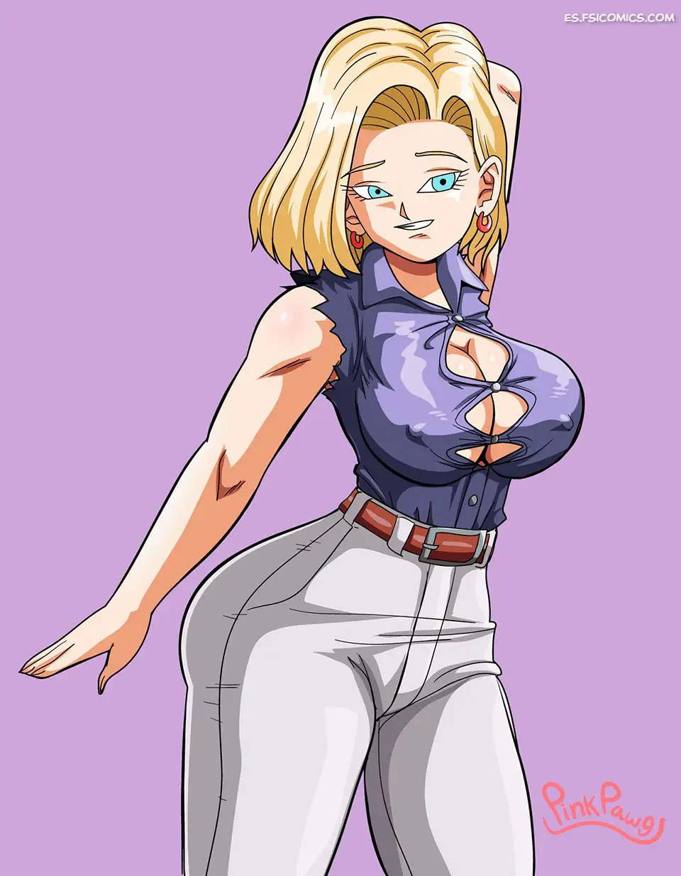 numero 18 esta sola pink pawg 008 - FSI Comics