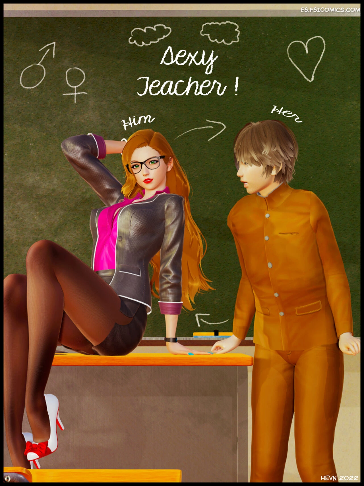 profesora sexy hevn 000 - FSI Comics