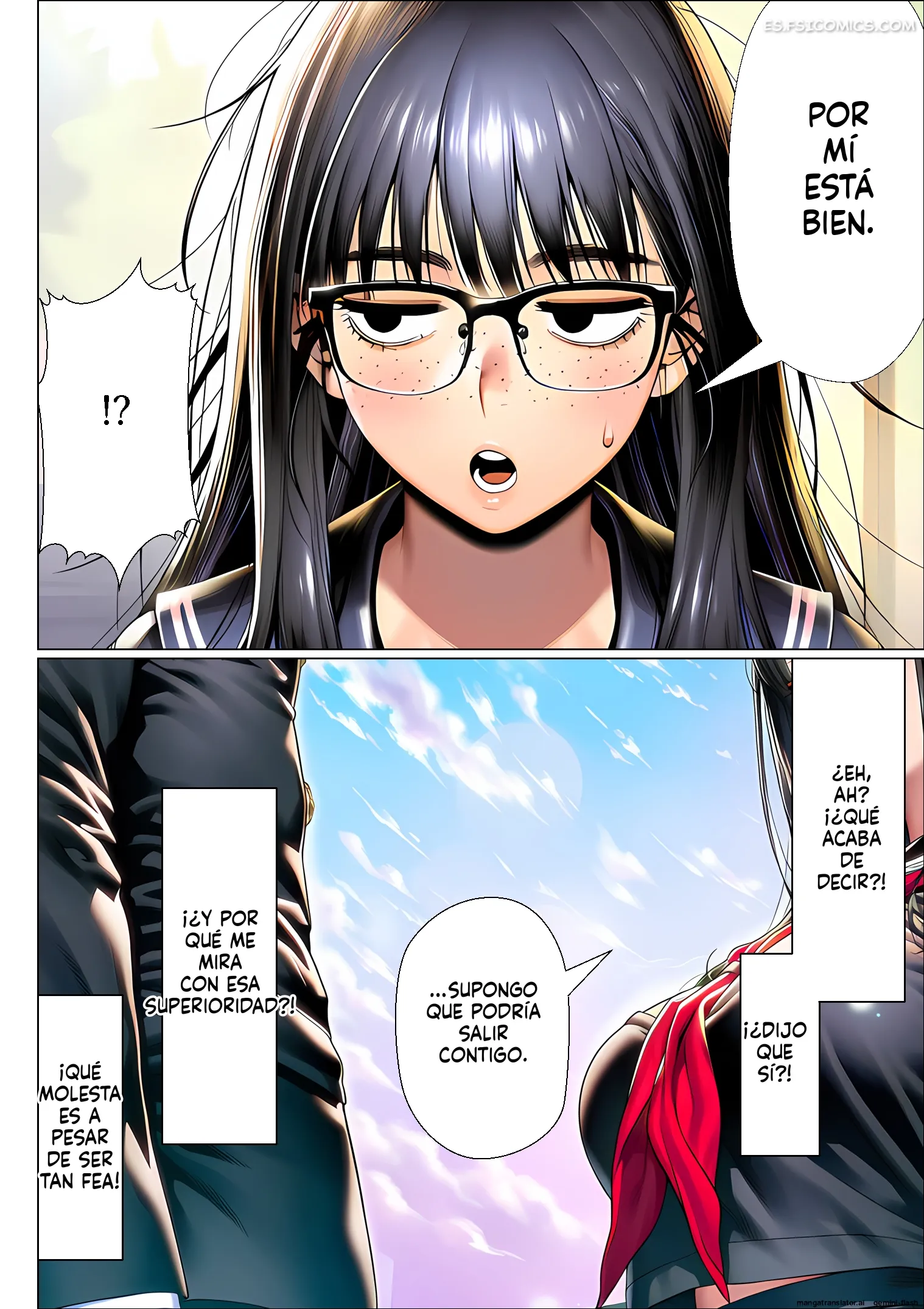 que pasa si le haces una falsa declaracion de amor a una chica comun y poco atractiva solo por pura diversion mtl 007 - FSI Comics