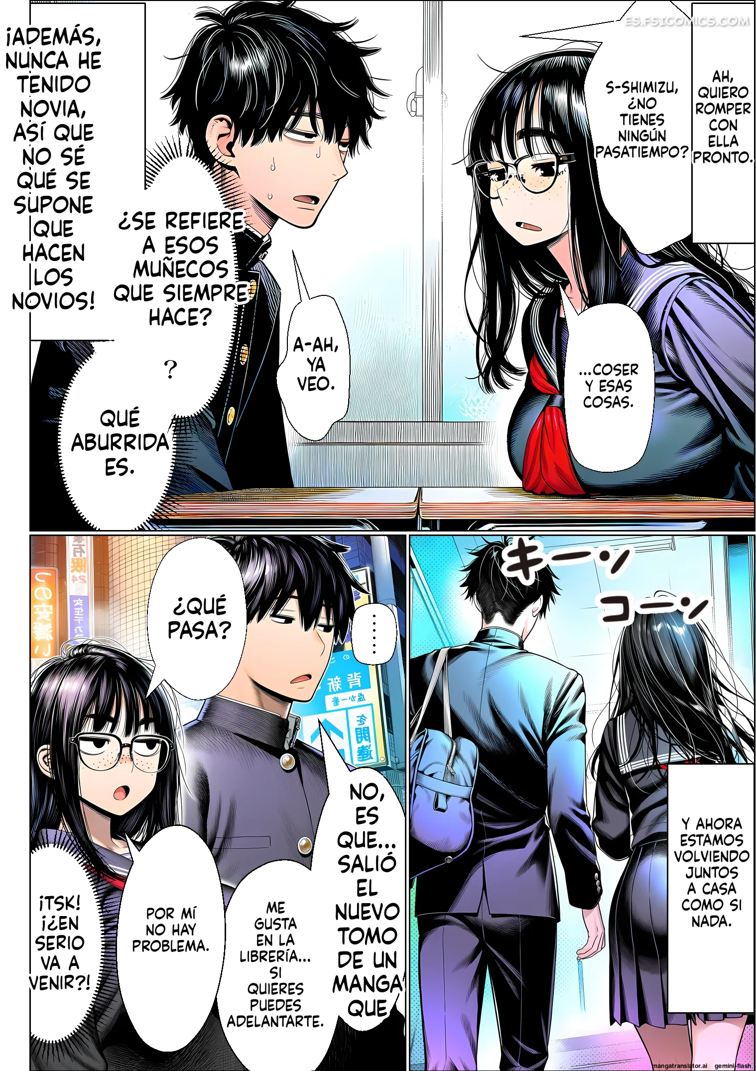 que pasa si le haces una falsa declaracion de amor a una chica comun y poco atractiva solo por pura diversion mtl 009 - FSI Comics