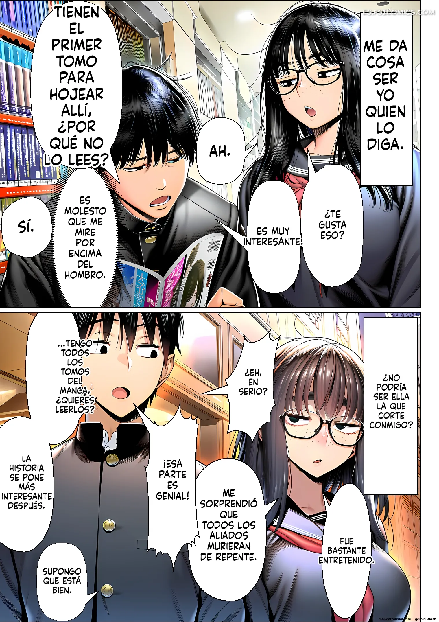 que pasa si le haces una falsa declaracion de amor a una chica comun y poco atractiva solo por pura diversion mtl 010 - FSI Comics