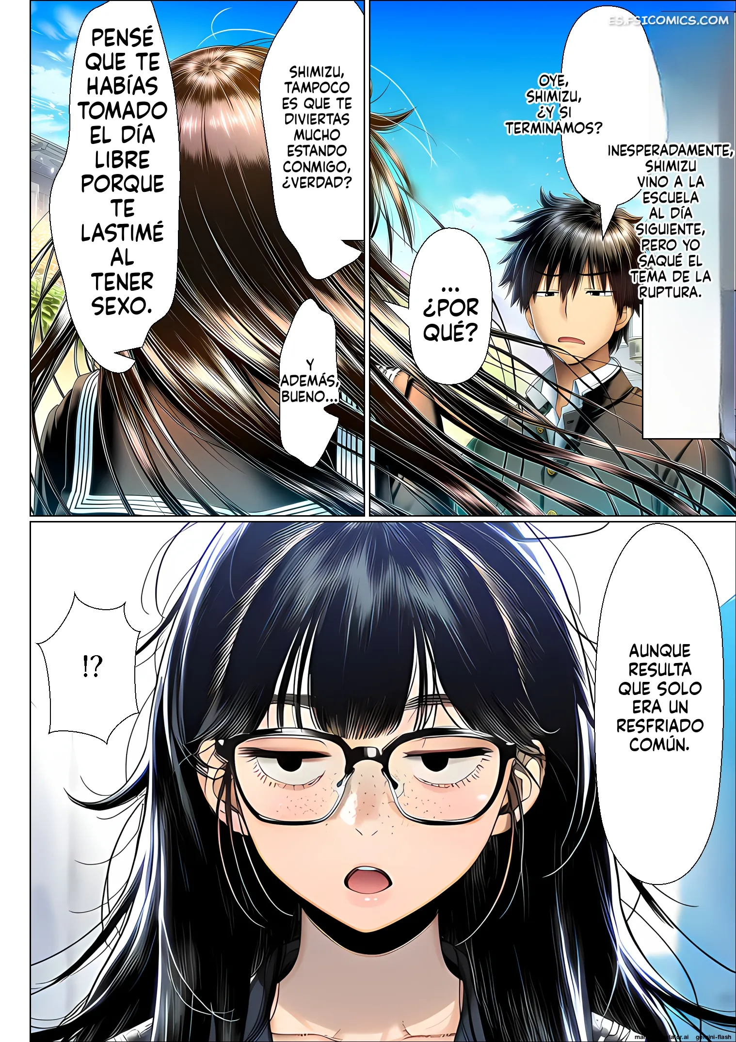 que pasa si le haces una falsa declaracion de amor a una chica comun y poco atractiva solo por pura diversion mtl 061 - FSI Comics