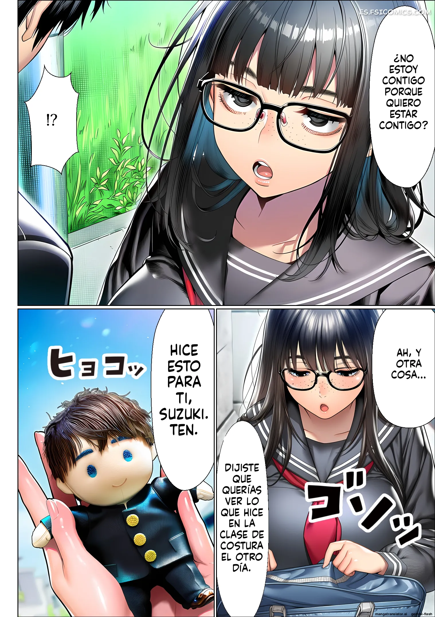 que pasa si le haces una falsa declaracion de amor a una chica comun y poco atractiva solo por pura diversion mtl 063 - FSI Comics