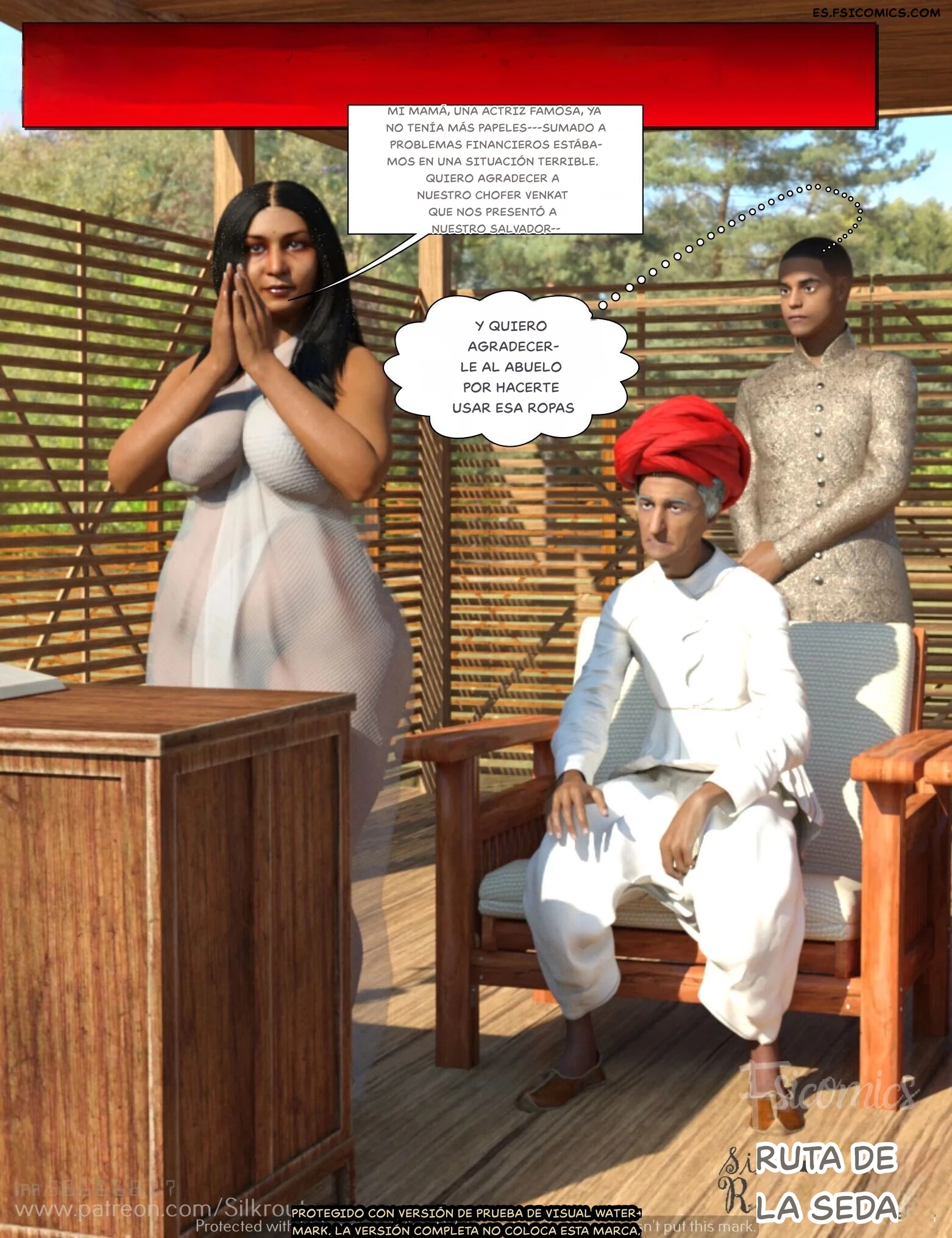 Rani Aunty Capítulo 1 (Tía Rani) – Silk Route Ira Raman - 4 - FSI Comics rani aunty capitulo 1 silk route ira raman 004 - FSI Comics