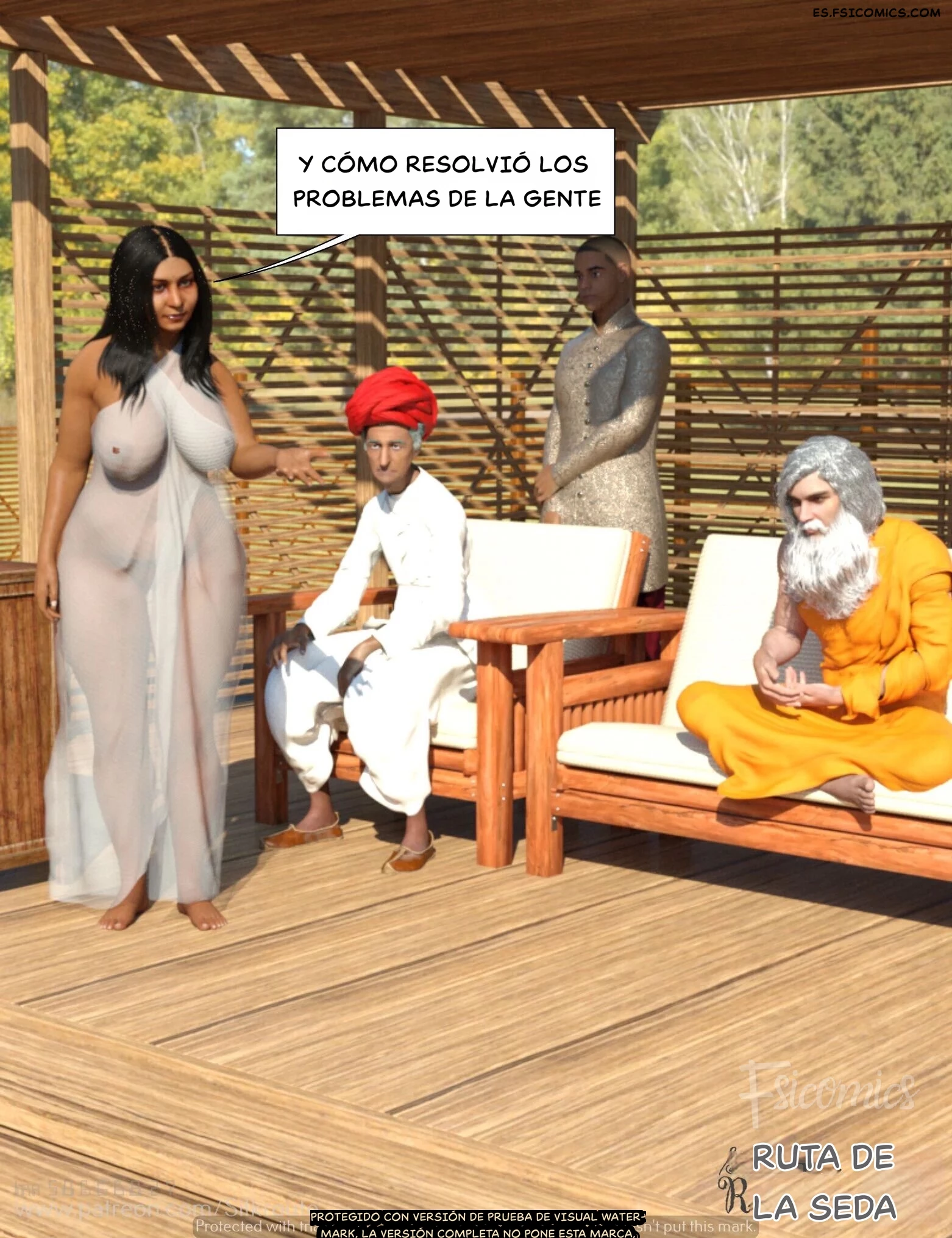 Rani Aunty Capítulo 1 (Tía Rani) – Silk Route Ira Raman - 7 - FSI Comics rani aunty capitulo 1 silk route ira raman 007 - FSI Comics