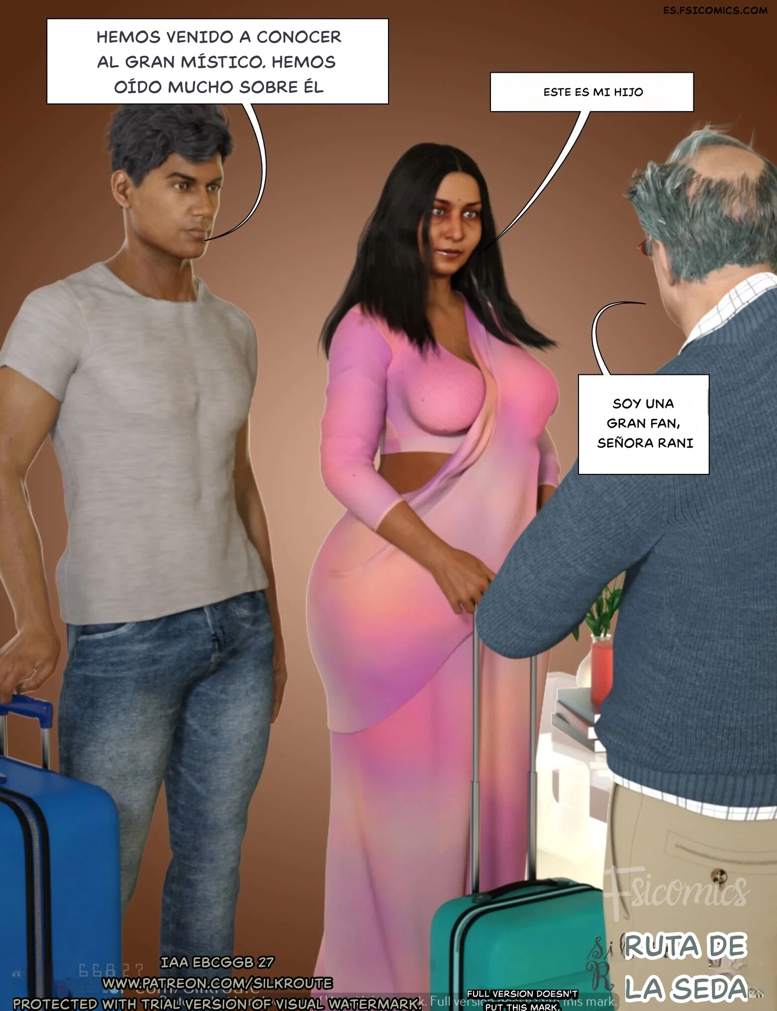 Rani Aunty Capítulo 1 (Tía Rani) – Silk Route Ira Raman - 14 - FSI Comics rani aunty capitulo 1 silk route ira raman 014 - FSI Comics