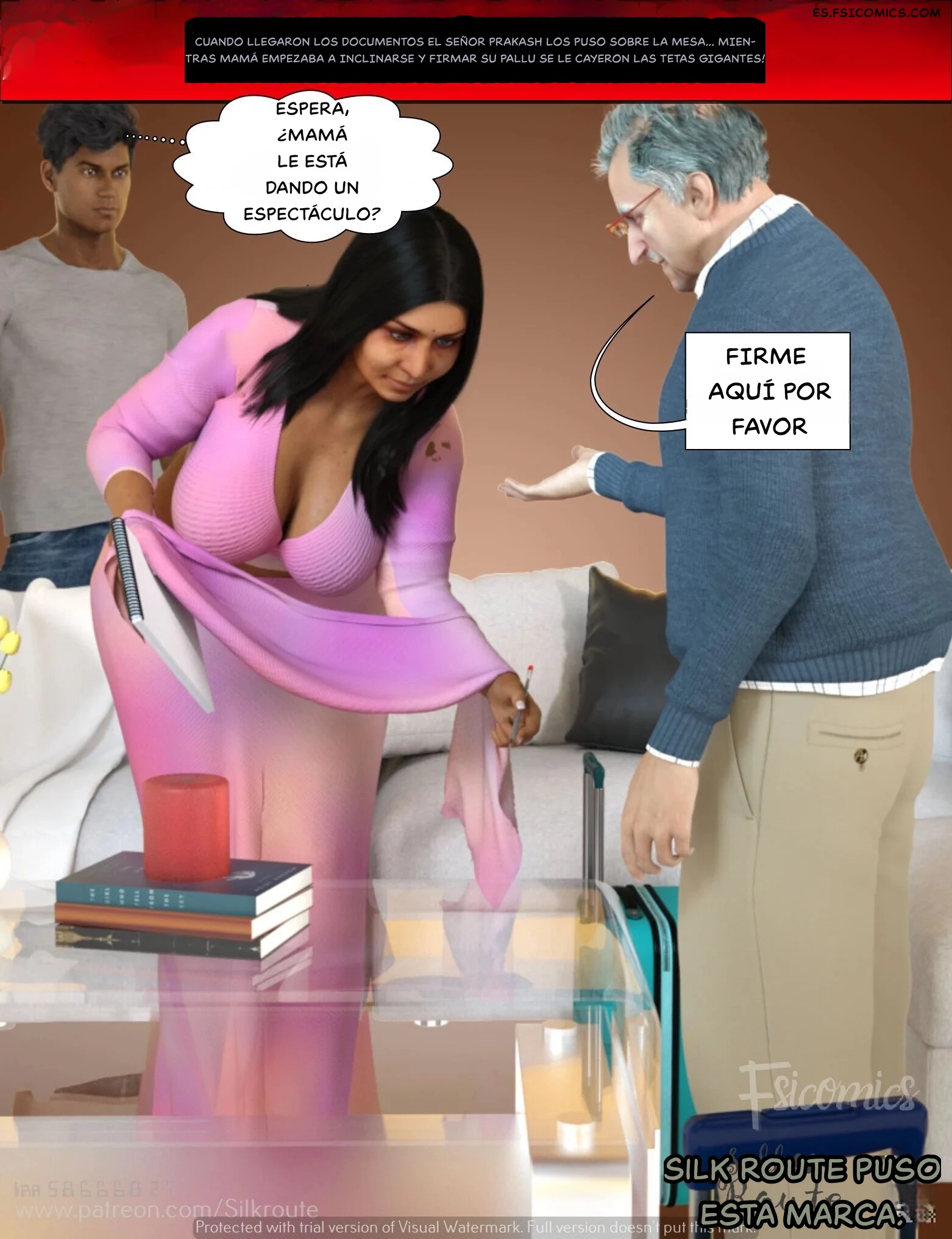Rani Aunty Capítulo 1 (Tía Rani) – Silk Route Ira Raman - 18 - FSI Comics rani aunty capitulo 1 silk route ira raman 018 - FSI Comics