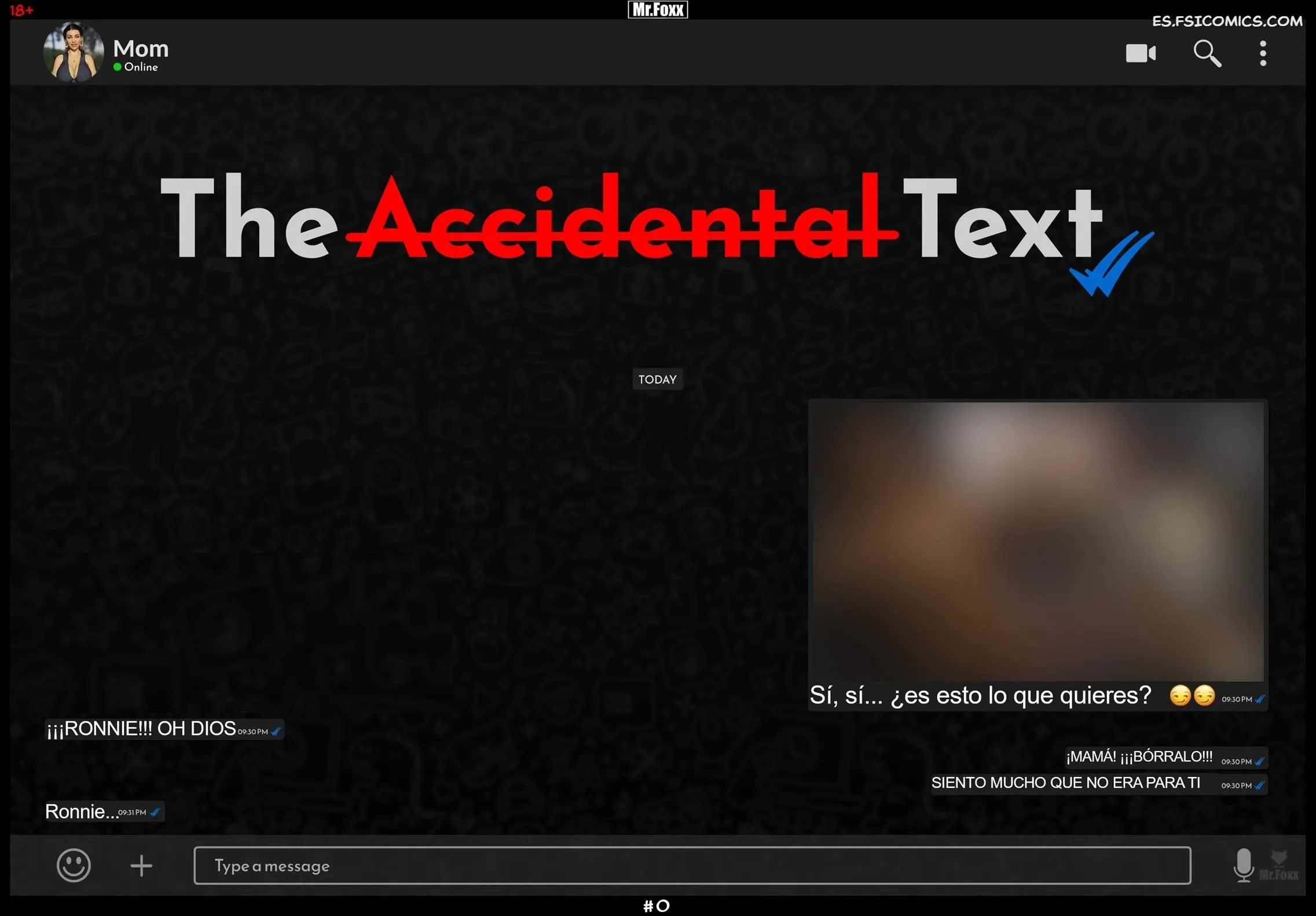 the accidental text mr foxx 001 - FSI Comics