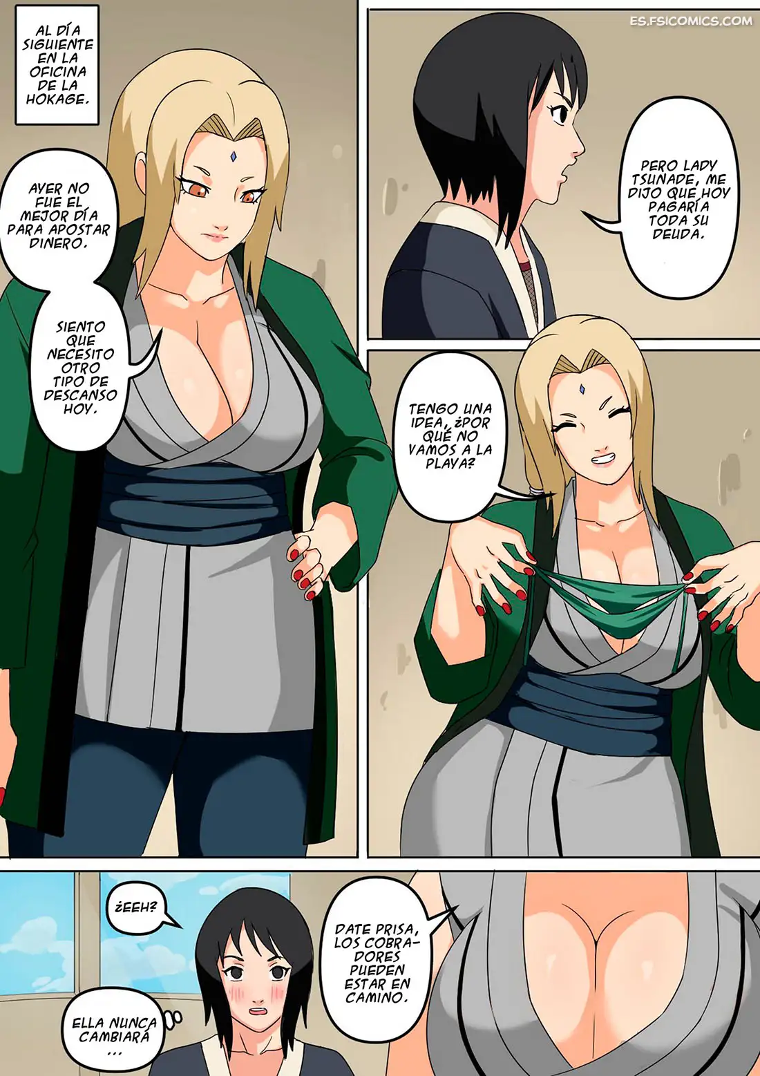 tsunade ino double trouble pink pawg 014 - FSI Comics