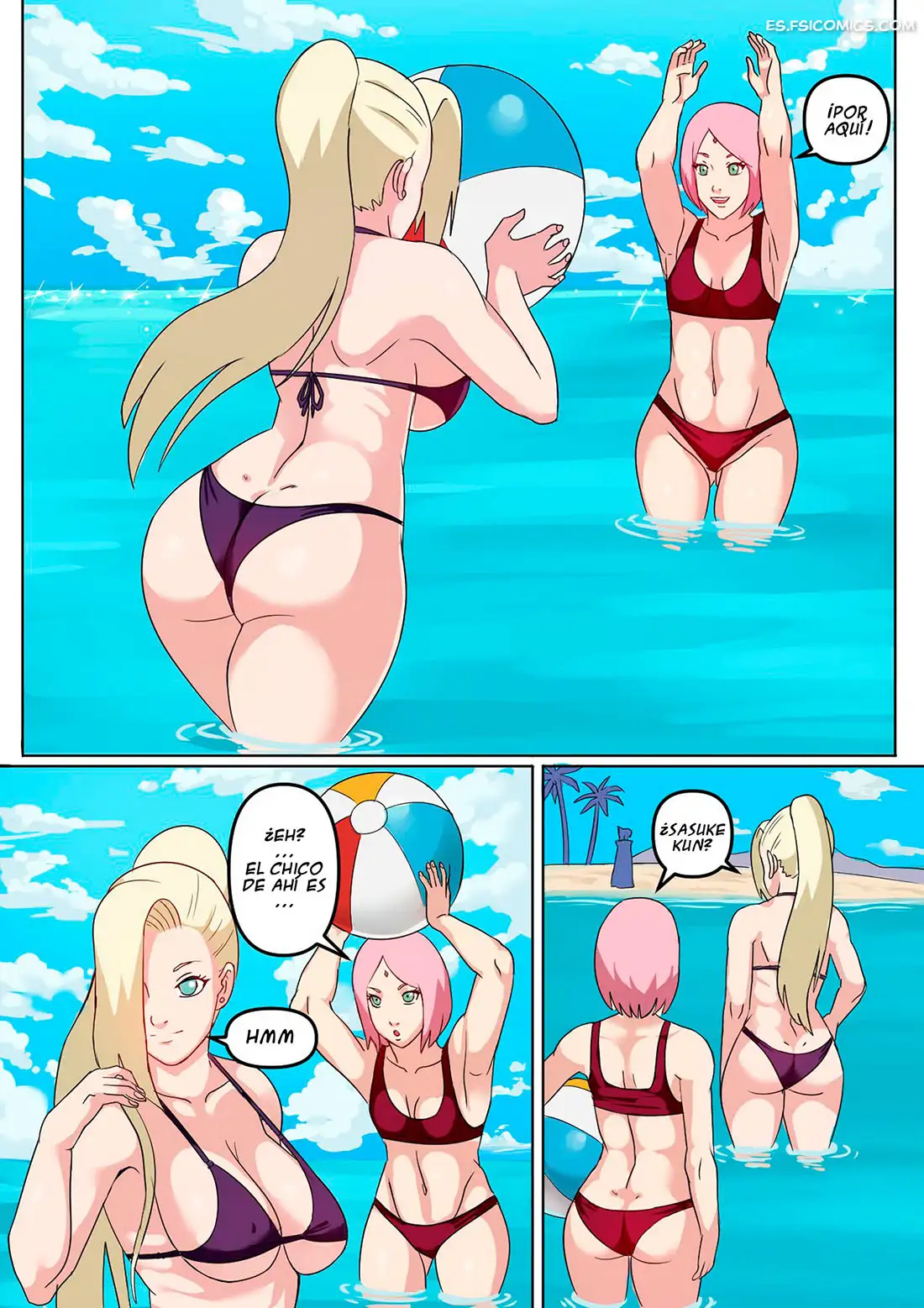 tsunade ino double trouble pink pawg 015 - FSI Comics