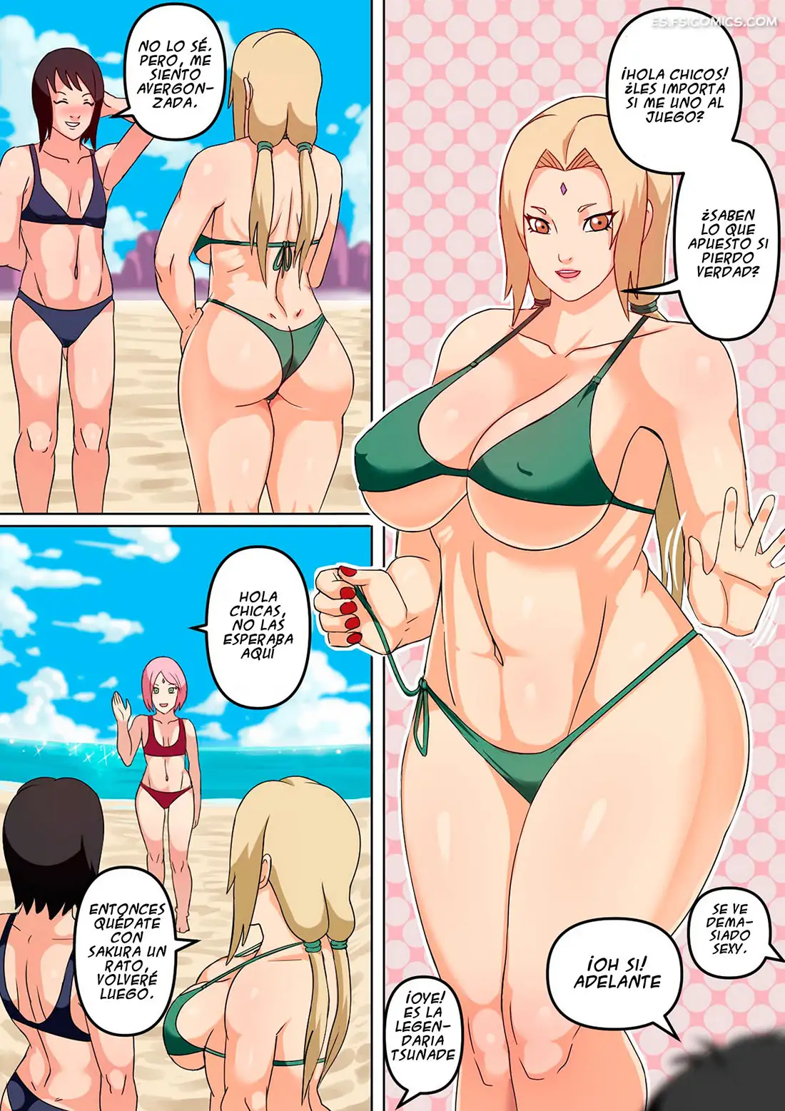 tsunade ino double trouble pink pawg 017 - FSI Comics