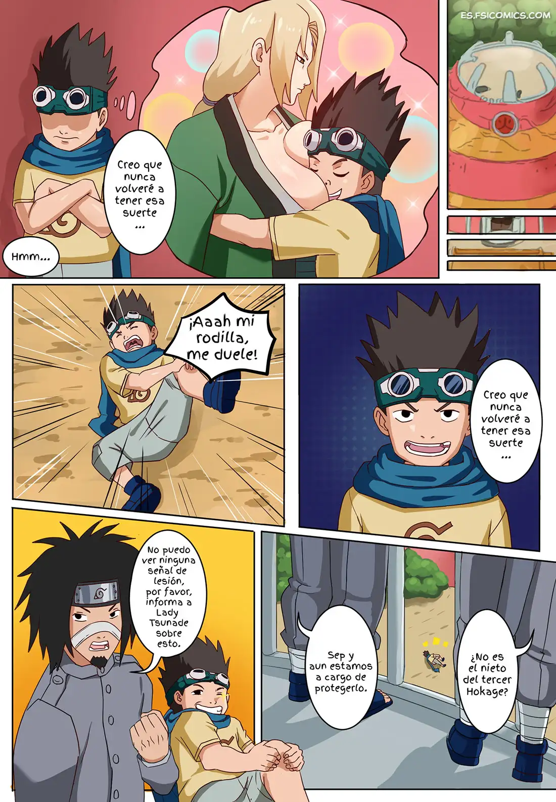 tsunade x konohamaru pink pawg 002 - FSI Comics