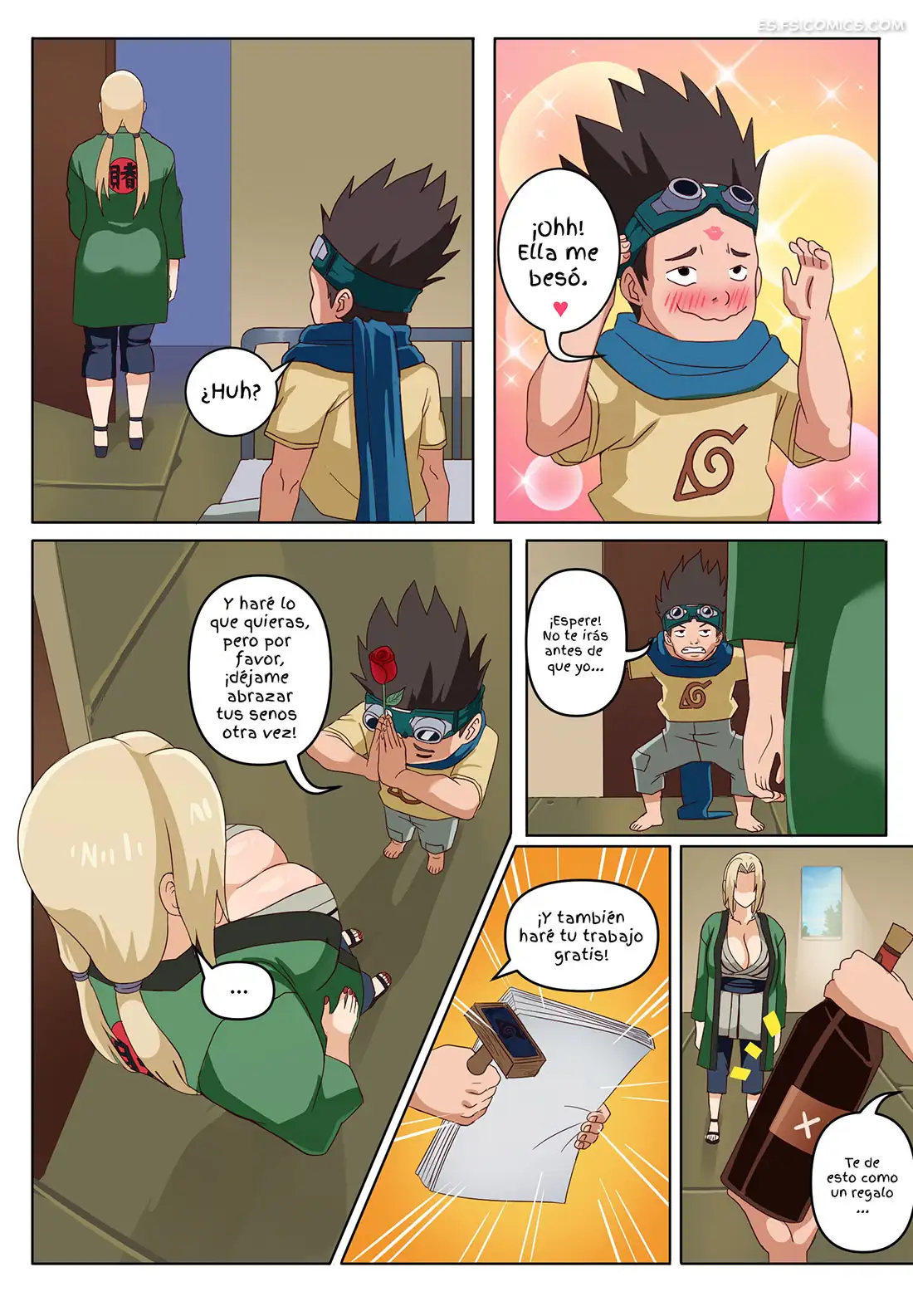 tsunade x konohamaru pink pawg 005 - FSI Comics