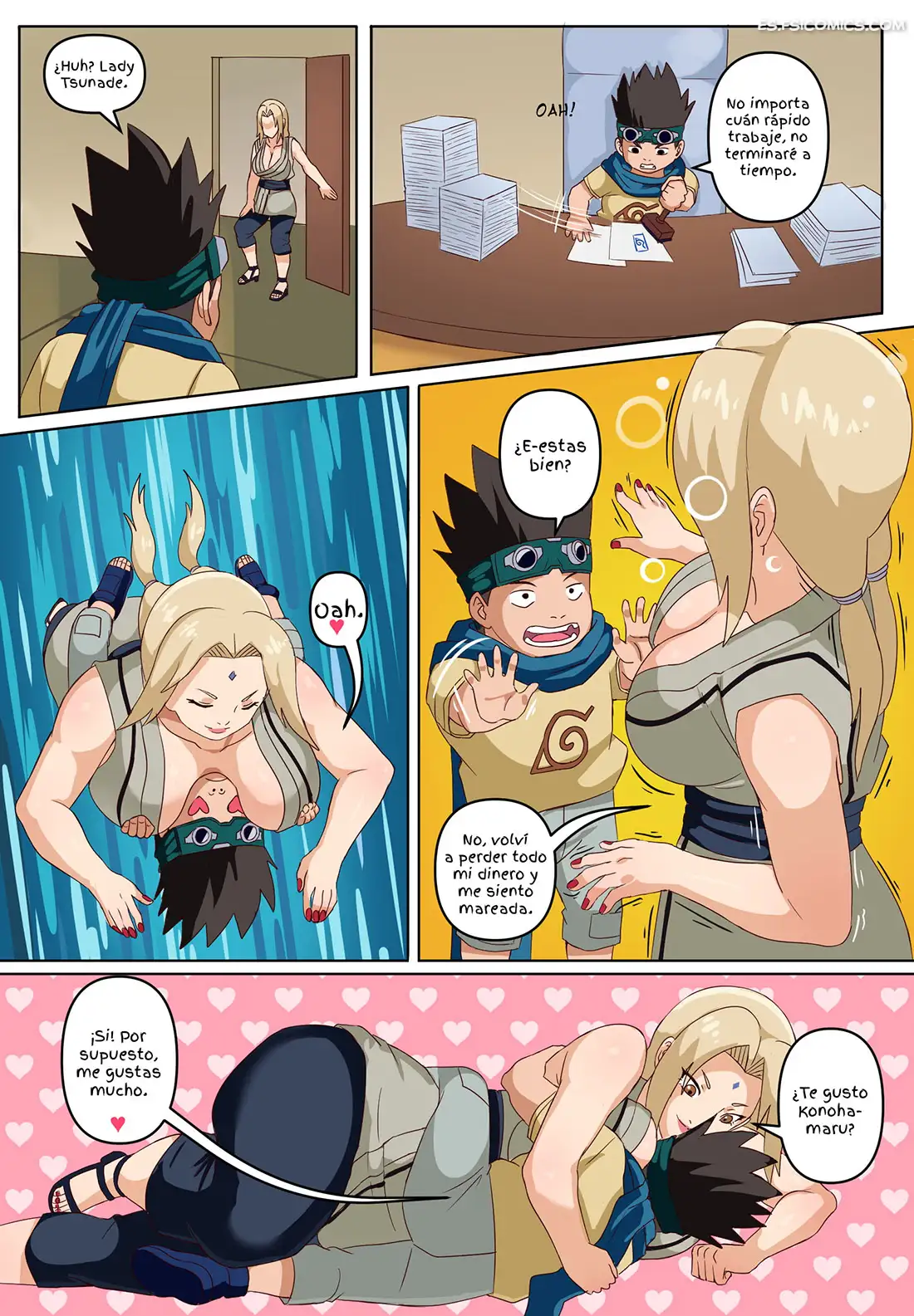 tsunade x konohamaru pink pawg 010 - FSI Comics