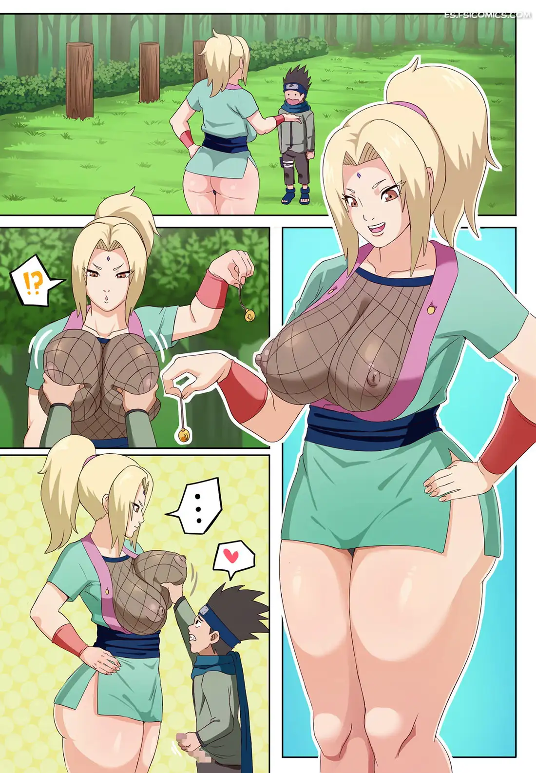 tsunade x konohamaru pink pawg 034 - FSI Comics