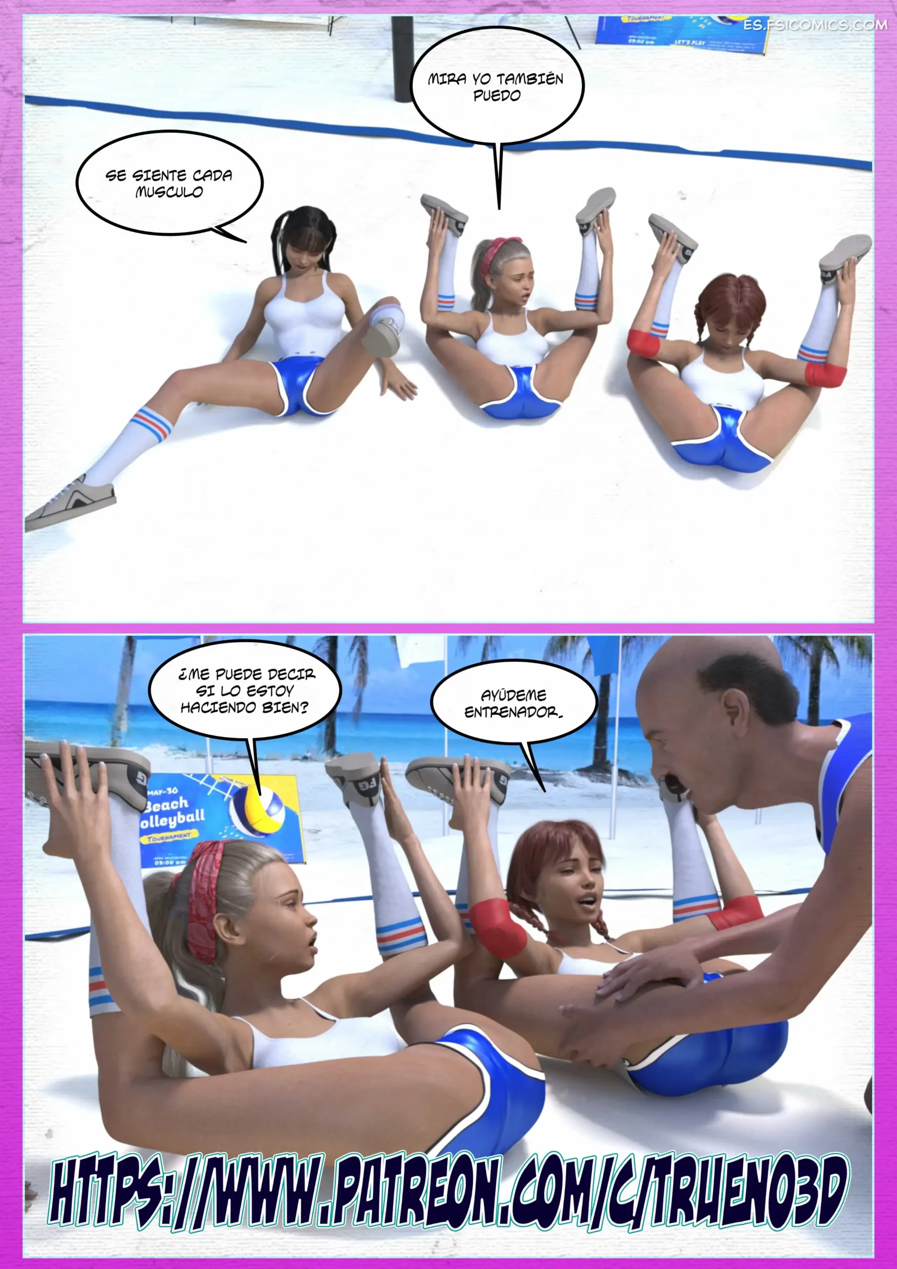 university volleyball team trueno3d 004 scaled - FSI Comics